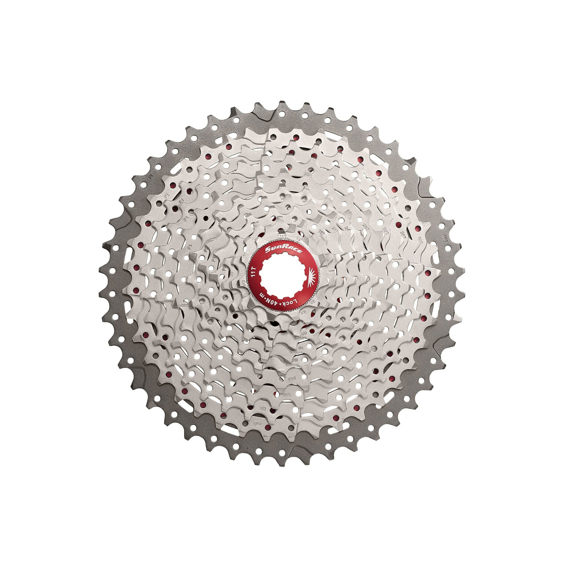 SunRace MX8 Cassette - 11 Speed 11-46t Silver