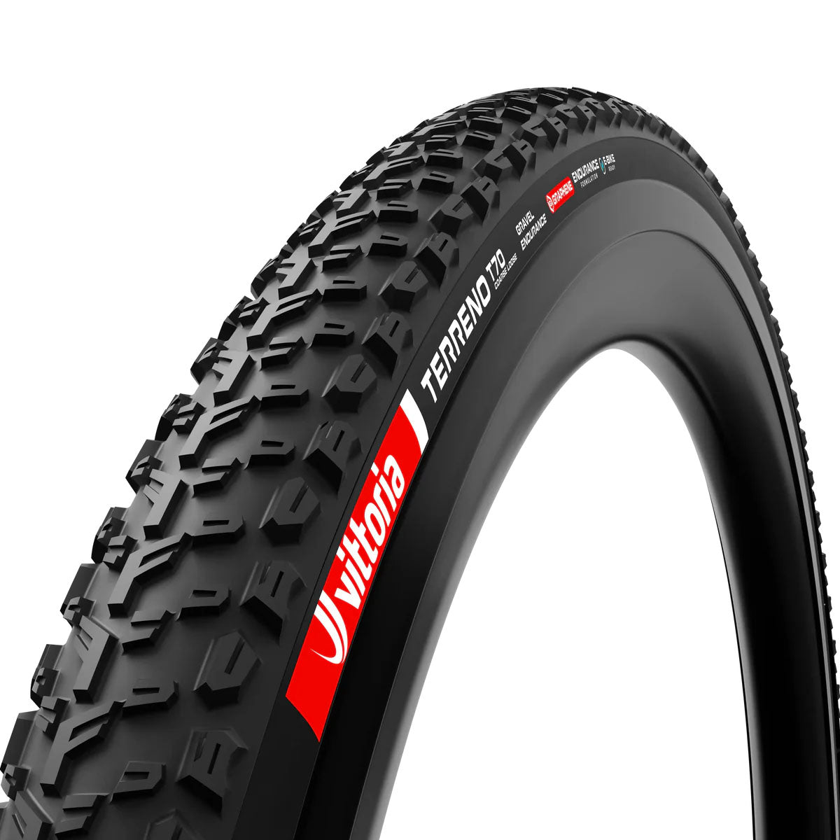 Vittoria Terreno T70 Coarse Loose Tire - 700 x 45 Tubeless Folding BLK Gravel Endurance Graphene G2.0