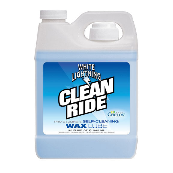 White Lightning Clean Ride Bike Chain Wax Lube - 32oz Bulk