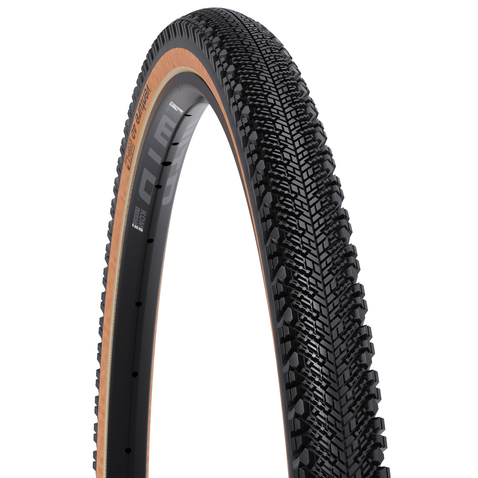 WTB Venture Tire - 700 x 40 TCS Tubeless Folding Black/Tan