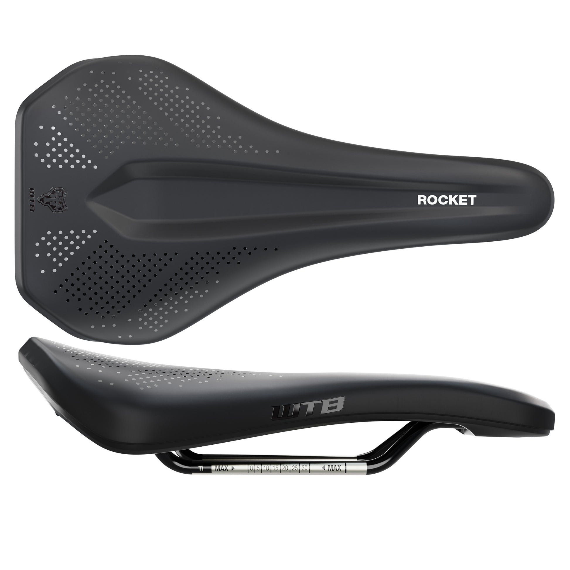 WTB Rocket Saddle - Titanium Black Medium Fusion Form