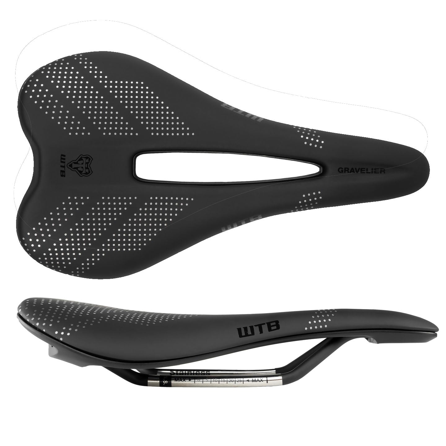 WTB Gravelier Saddle - Black Stainless