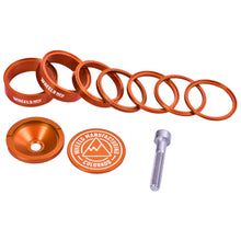 Wheels Manufacturing Pro StackRight Headset Spacer Kit - Orange