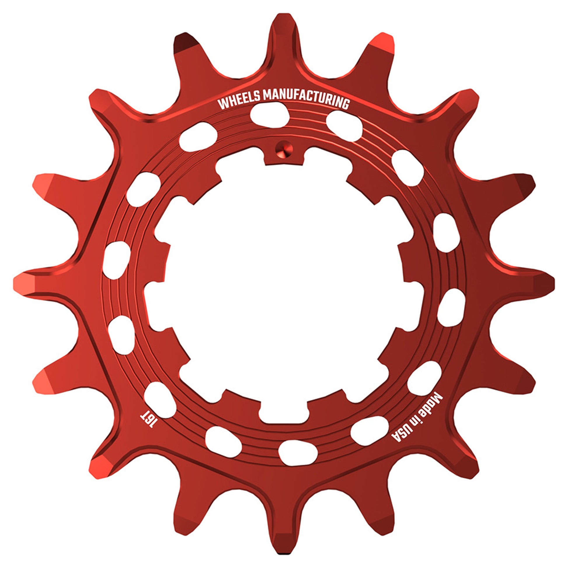 Wheels Manufacturing SOLO HG Cog - 16t Fits SOLO-HG Kits Red