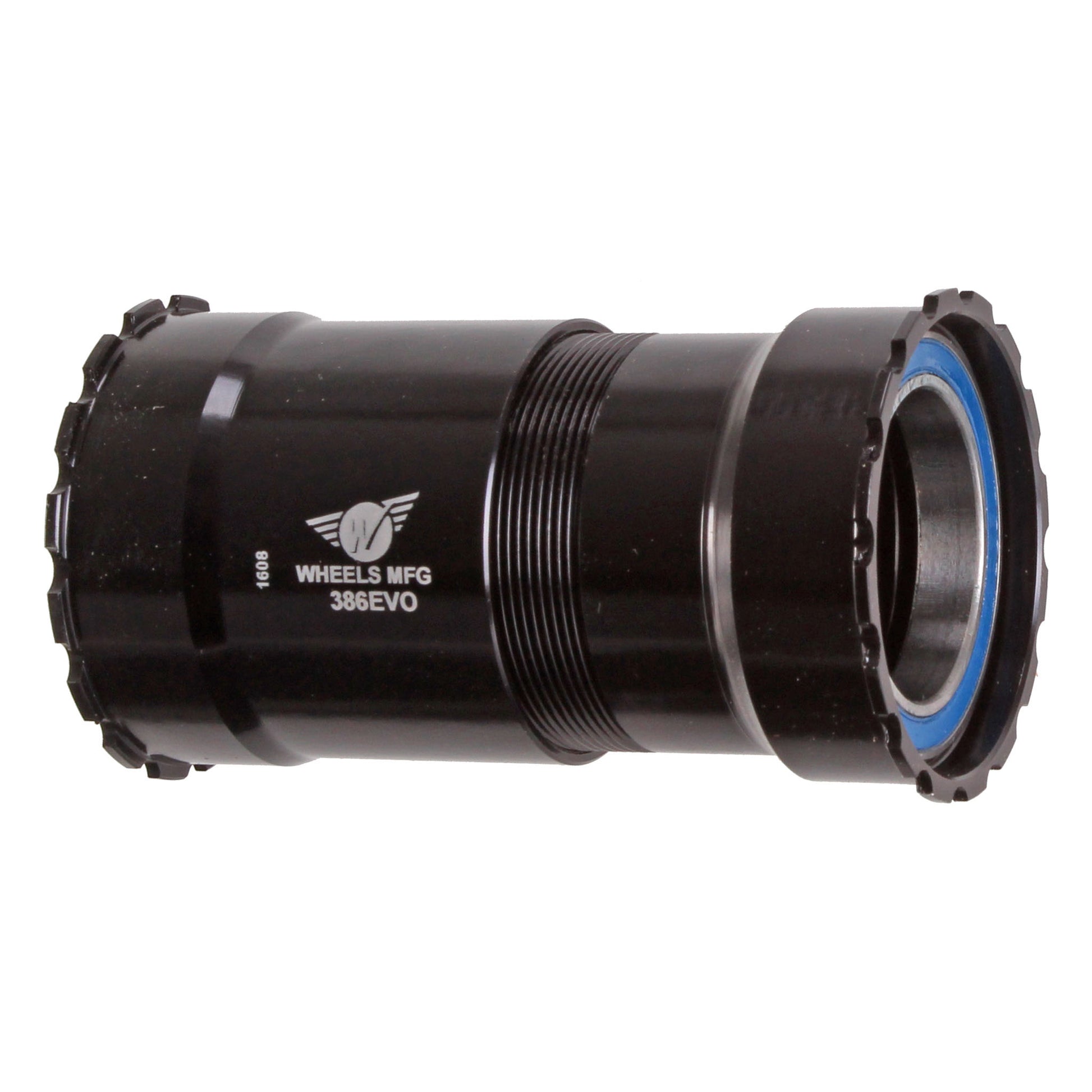 Wheels Manufacturing 386 EVO Bottom Bracket with ABEC-3 Bearings Black Cups