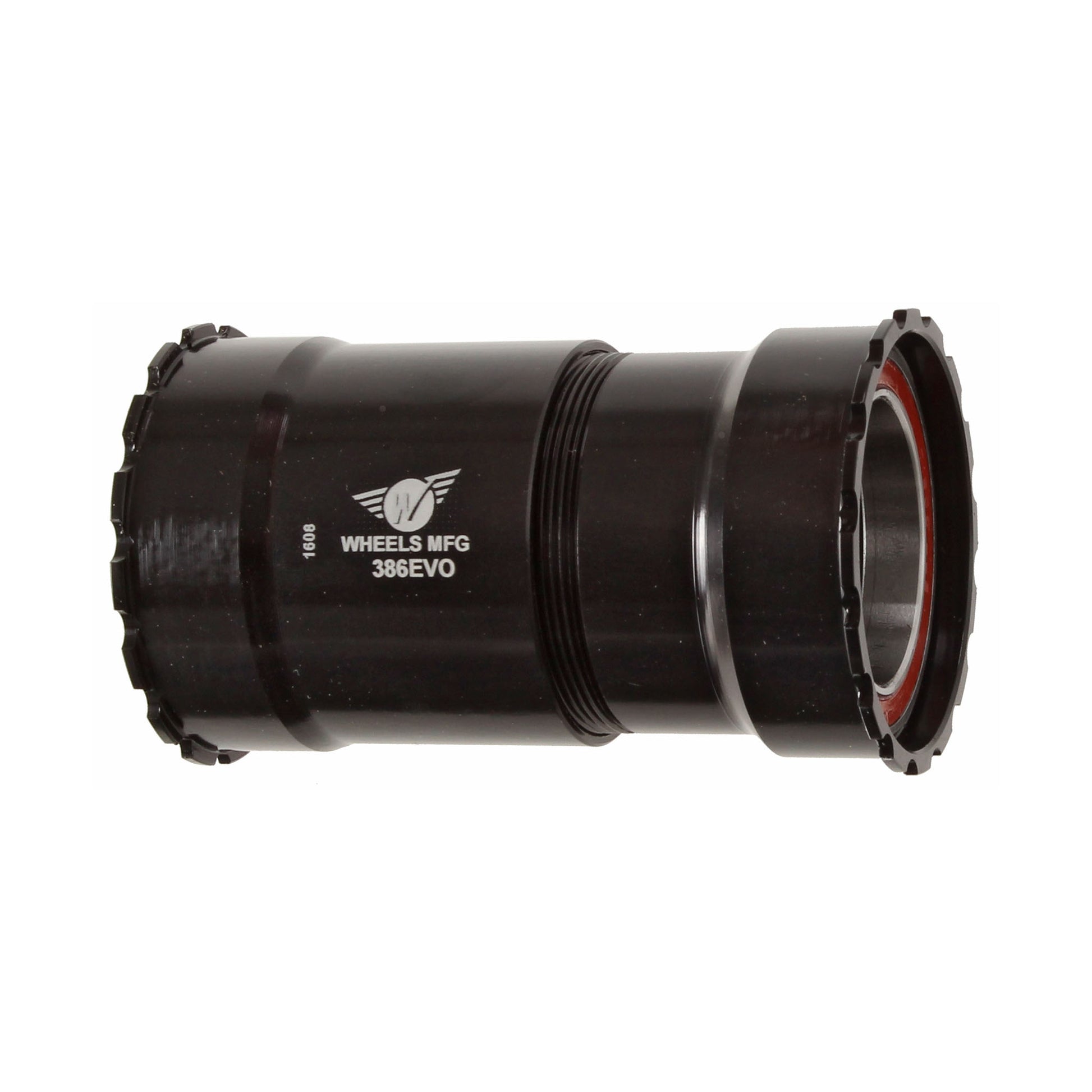 Wheels Manufacturing 386 EVO Bottom Bracket Angular Contact Bearings BLK Cups