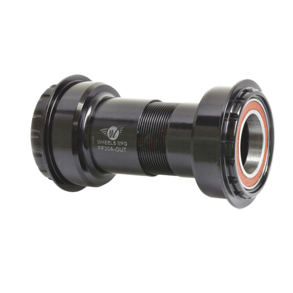 Wheels Manufacturing PF30A Frame to Hollowtech II Spindle Outboard Thread Together Bottom Bracket BLK